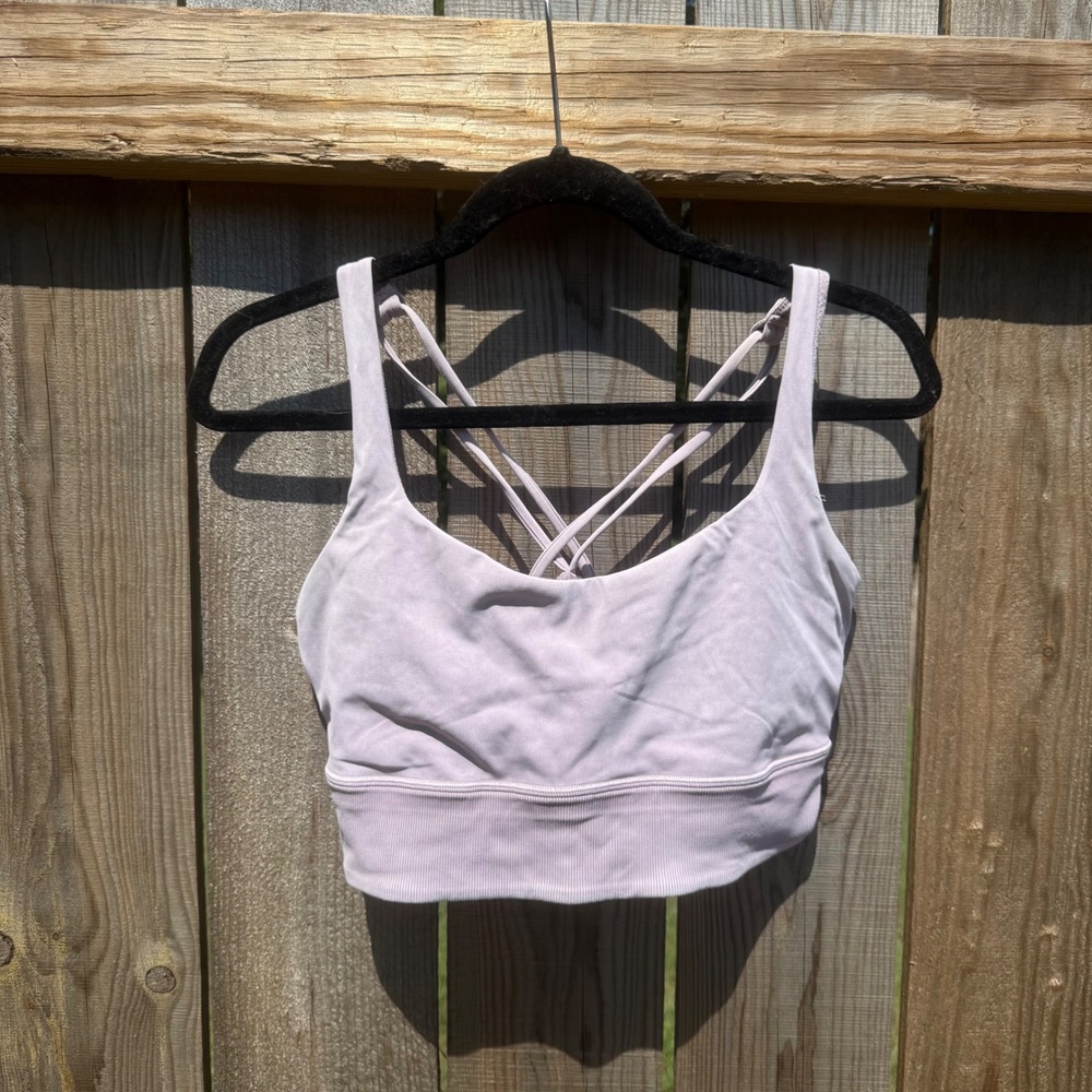 Lululemon Free to Be Serene Bra Long Line Lavender Purple Size 10 W2BGSL
